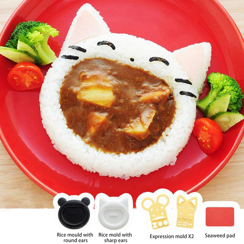 Kitchen Appliances Garage - 1Pcs Cute Cartoon Cat Bear Sushi