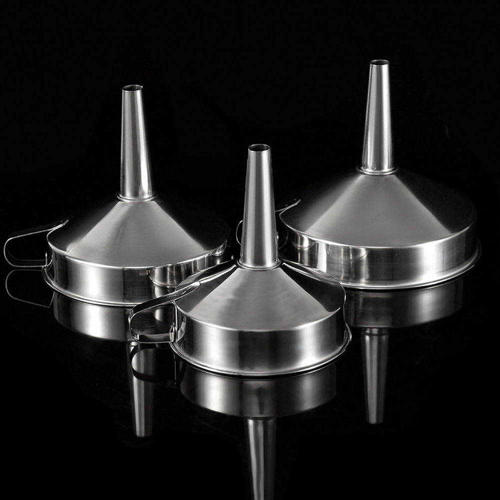 Kitchen Appliances Garage - 1Pc Stainless Steel Cooking Oil Funnel