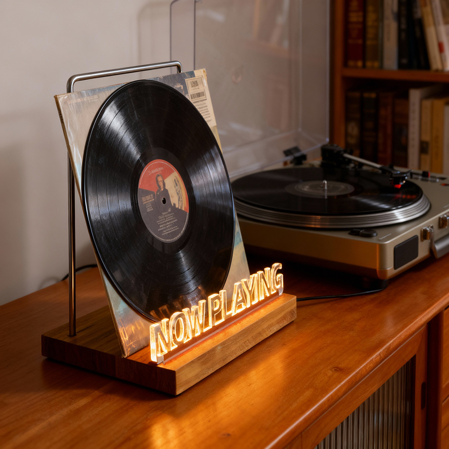 Kitchen Appliances Shelves - Vinyl Record Holder Stand, Coffee Shop