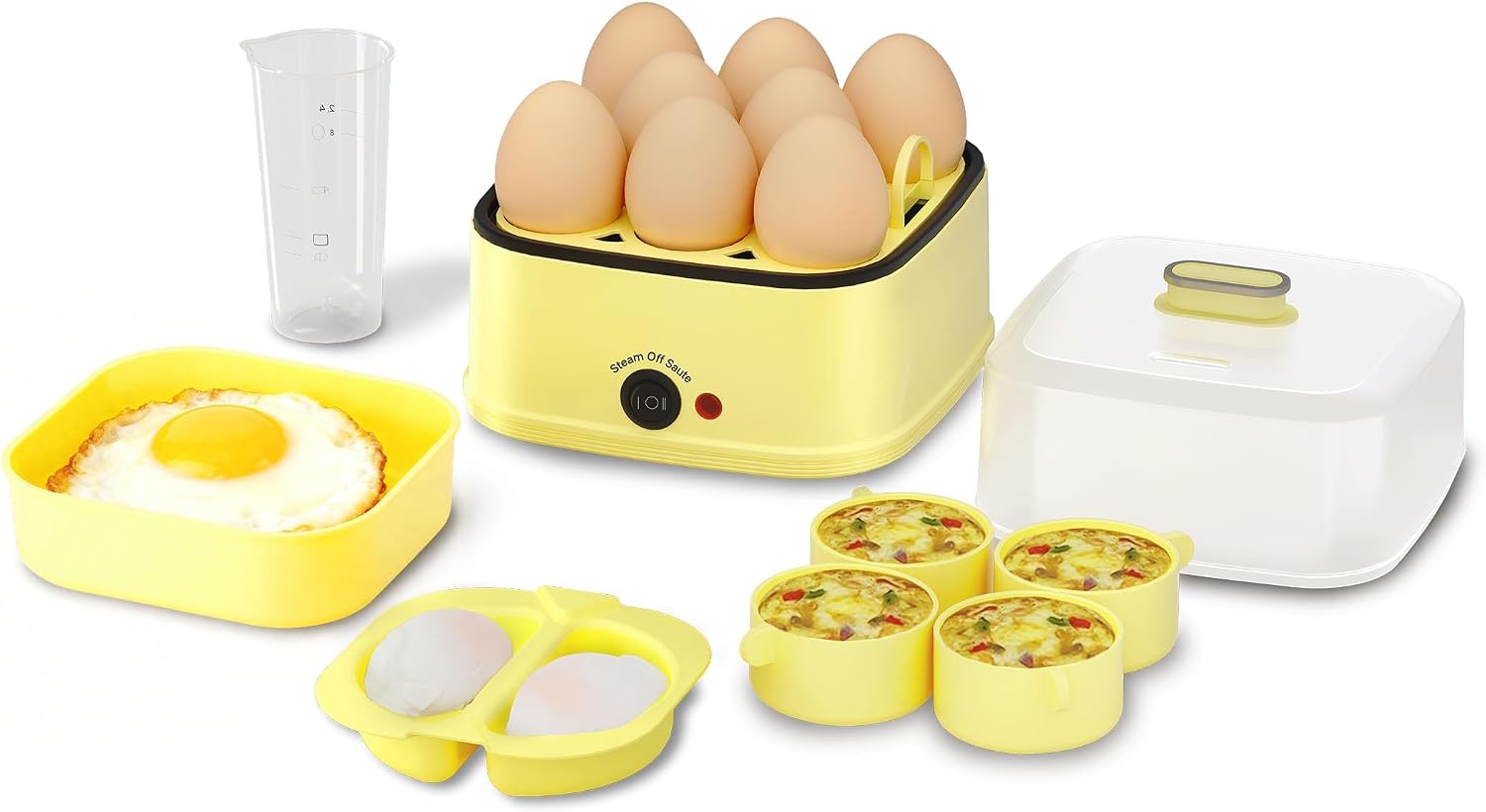 Egg Cooker Rapid - 8-in-1 Electric Egg Cooker: Rapid Boiler