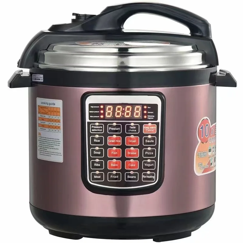 Kitchen Appliances In English - Multi-function Touch Electric Pressure Cooker Fully
