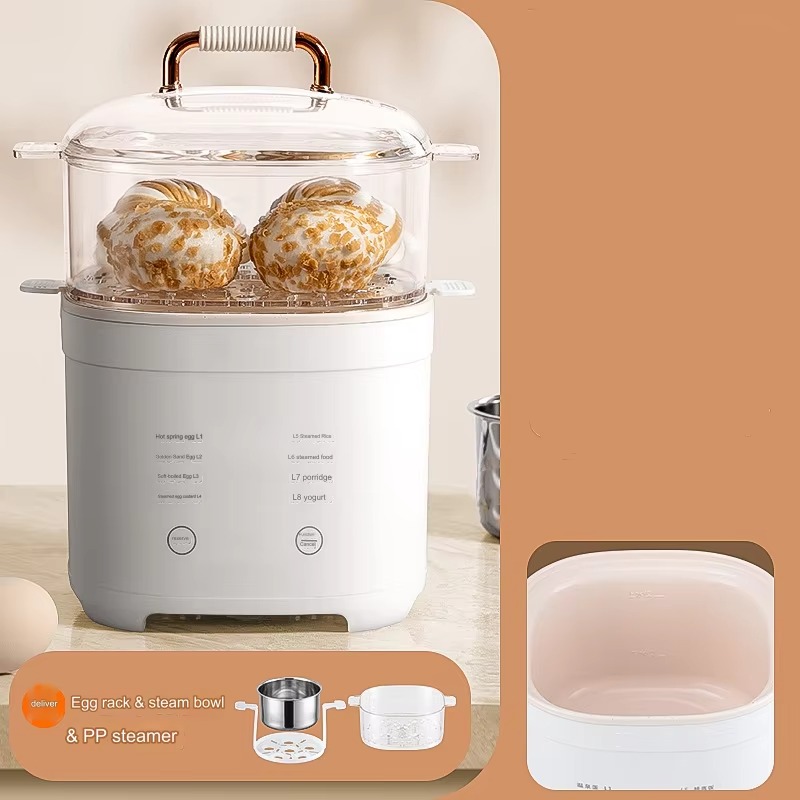 Egg Cooker Rapid - Multi-function New Kitchen Double Layers Electric