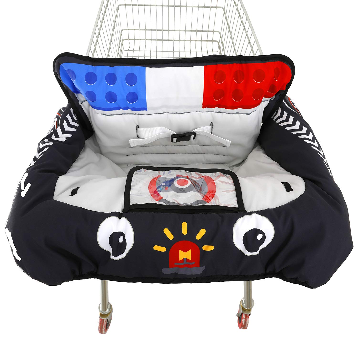 Kitchen Appliances Shelves - Cartoon Car Baby Shopping Cart Cover,