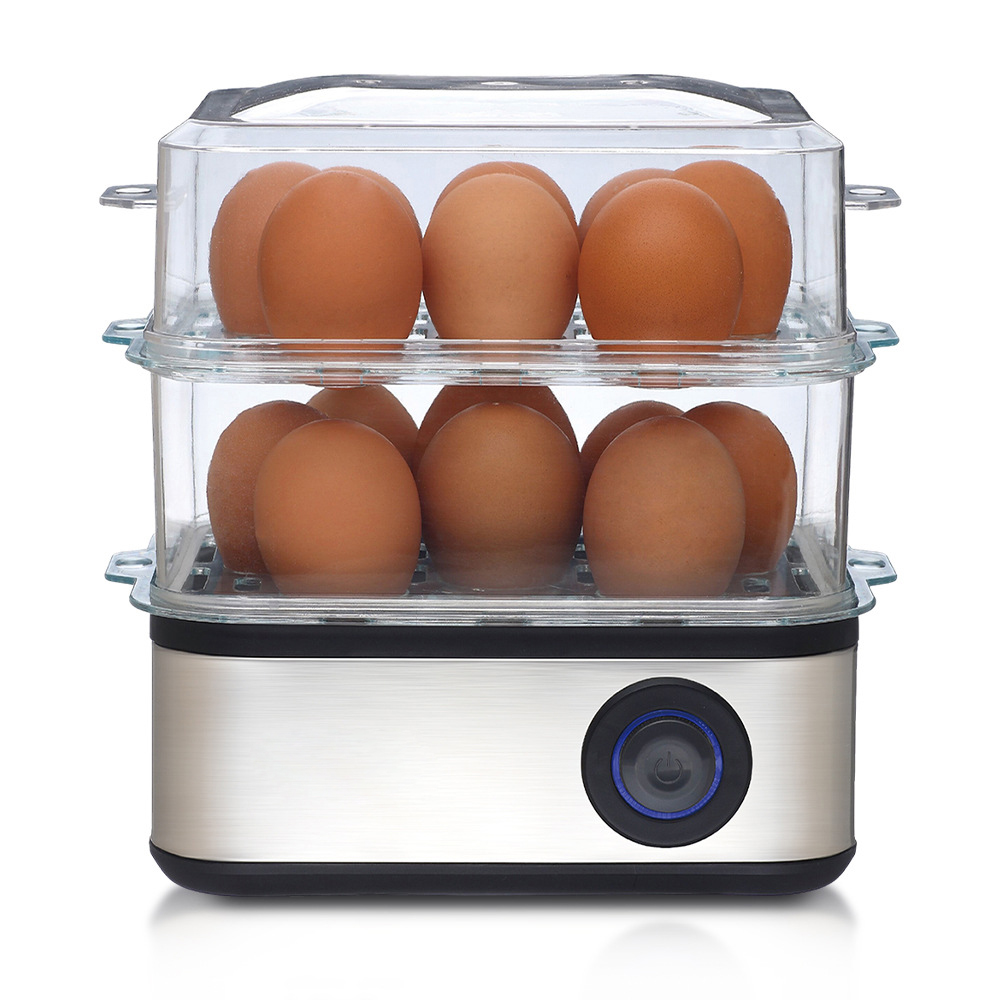 Egg Cooker Rapid - Automatic Double Layer Rapid Egg Cooker,