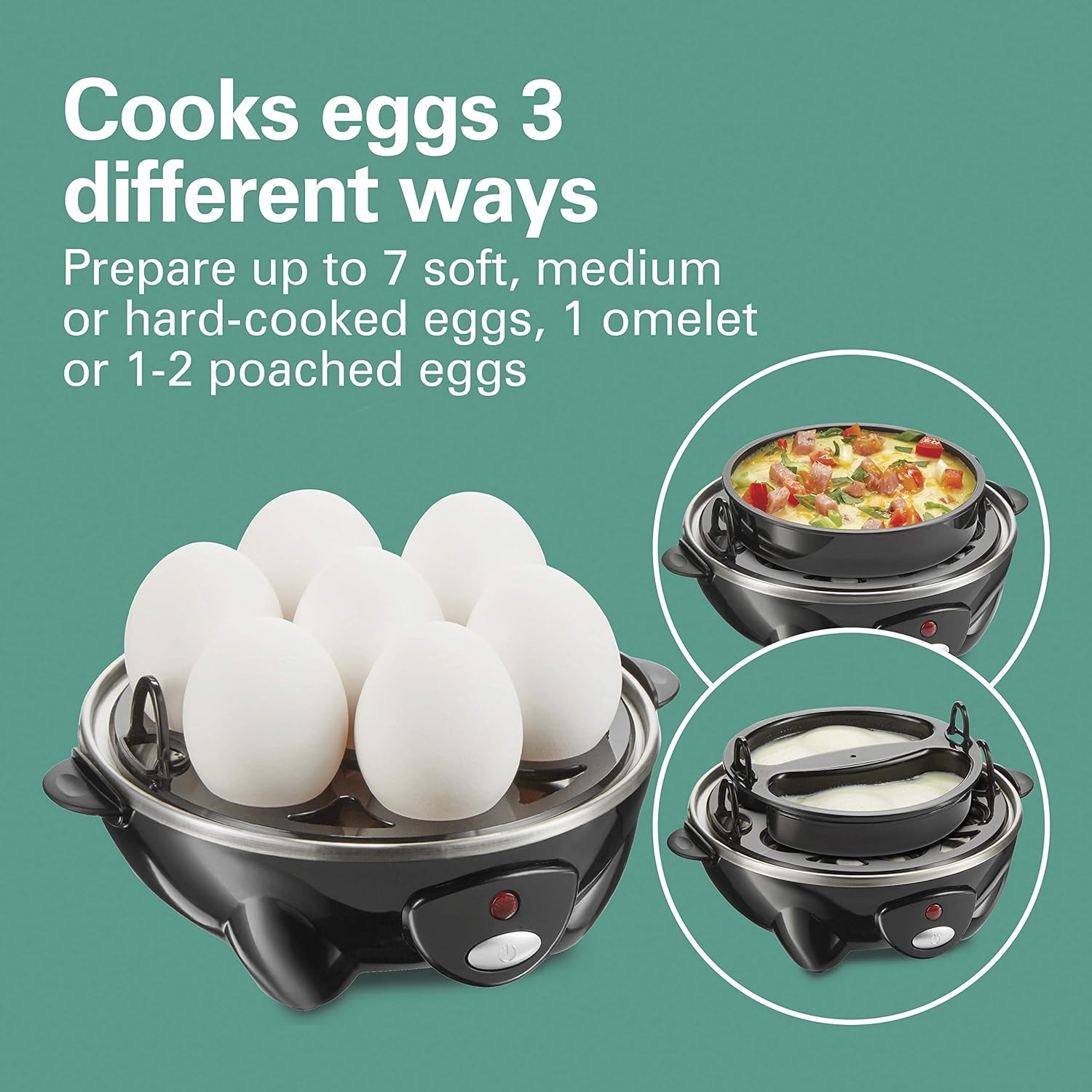 Egg Cooker Rapid - Compact Electric Egg Boiler Fast Cooker