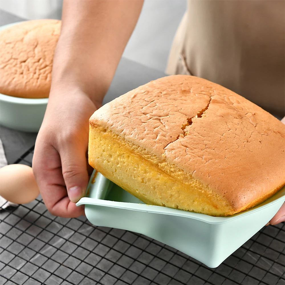 1/4Pcs Silicone Square Cake Mo - Kitchen Appliances Garage 评论和价格