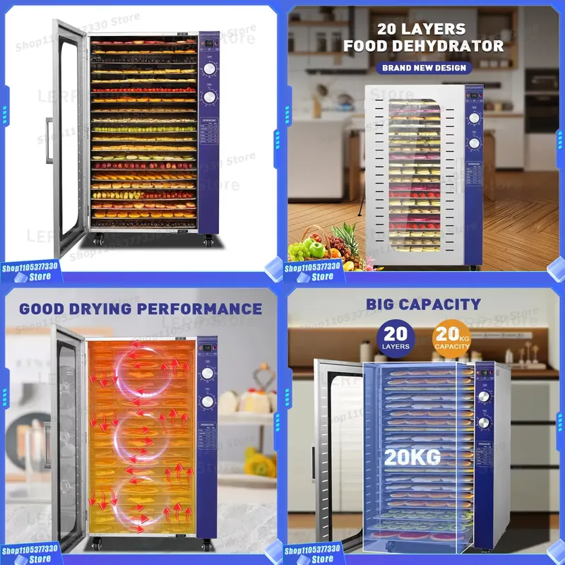 20 Tray Commercial Food Dehydr - Dehydrator Tray Electric 评论和价格