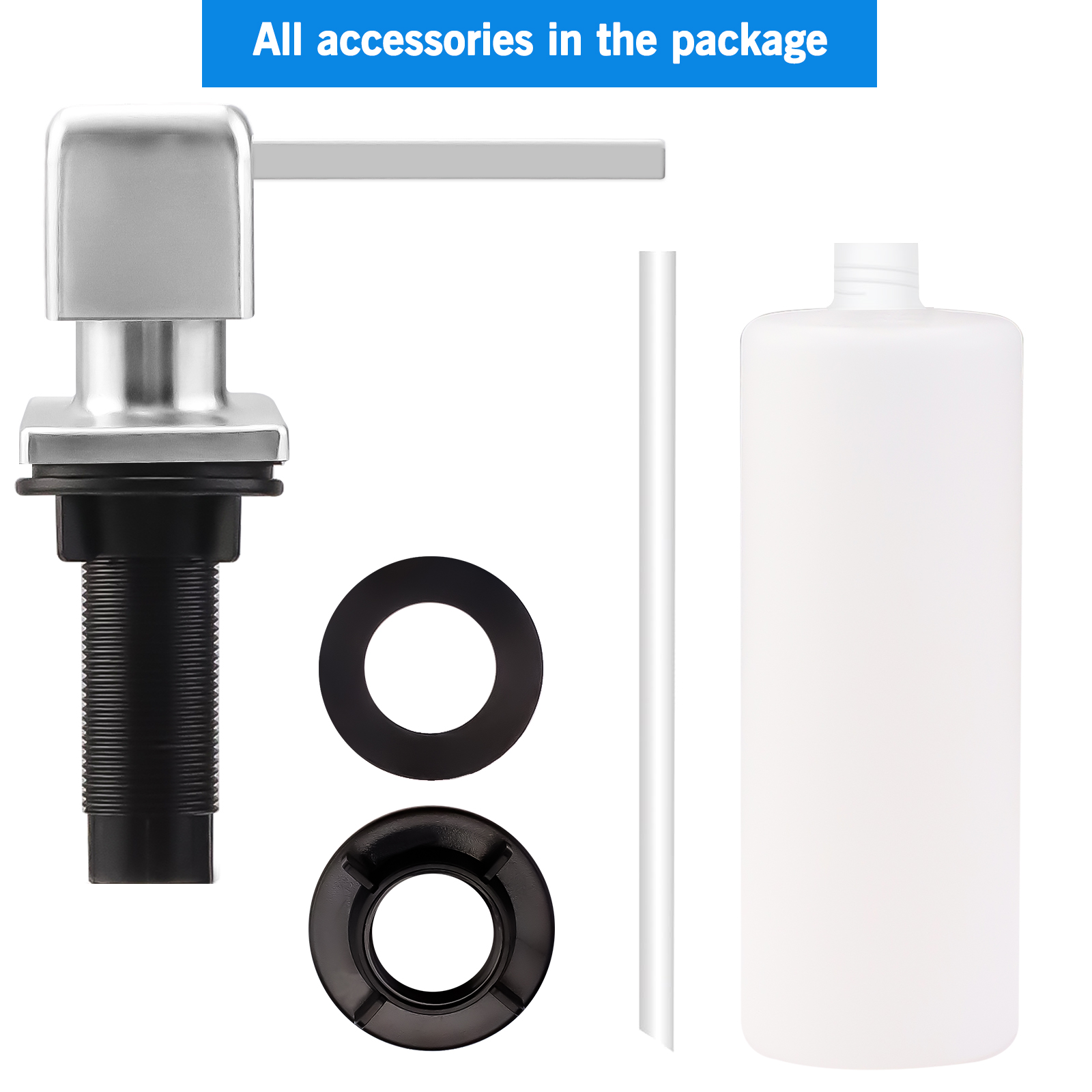 Nickel/Black/Gold Soap Dispens - Kitchen Appliances Built In 评论和价格