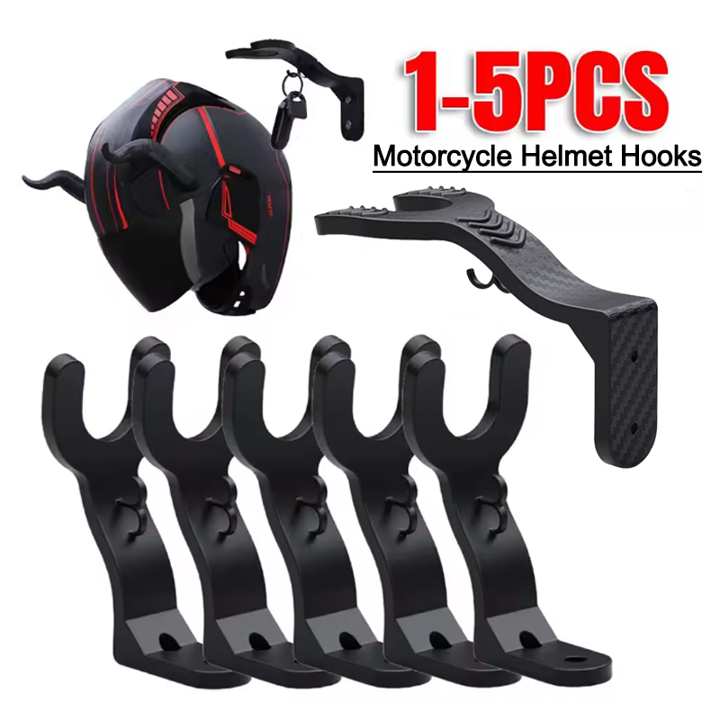 1-5pcs Motorcycle Helmet Hook  - Kitchen Appliances Shelves 评论和价格