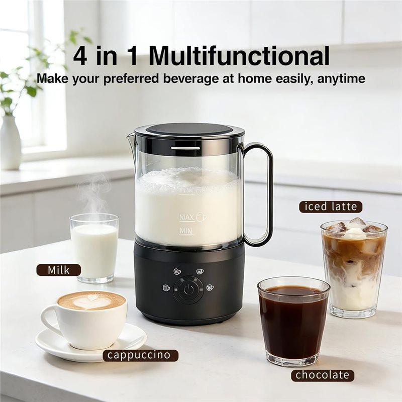 AC39-Milk Frother, 4-In-1 Elec - Yogurt Maker Electric 评论和价格