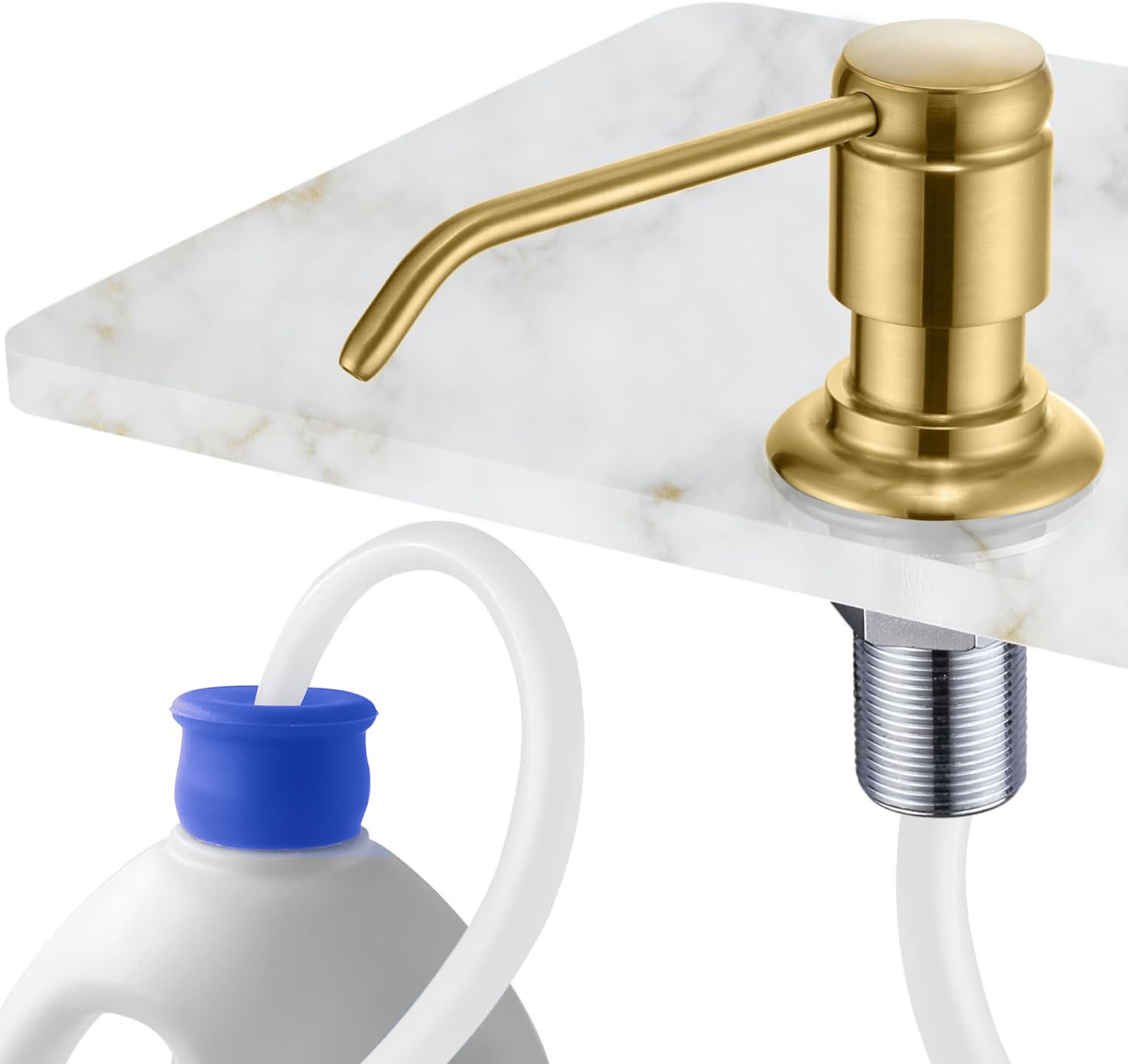 Brass Sink Soap Dispenser with - Kitchen Appliances Built In 评论和价格