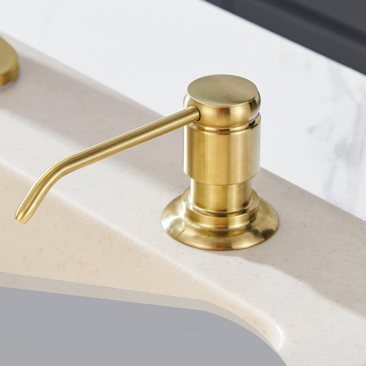 Brass Sink Soap Dispenser with - Kitchen Appliances Built In 评论和价格