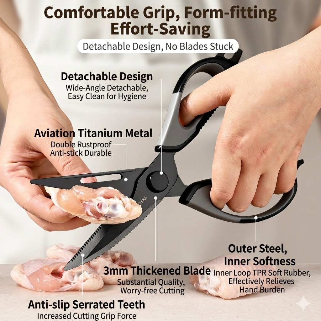Kitchen scissors Titanium Chic - Kitchen Appliances Garage 评论和价格