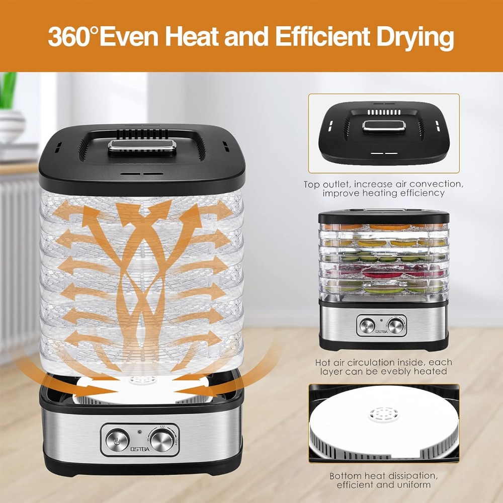 Electric Food Dehydrator with  - Dehydrator Tray Electric 评论和价格