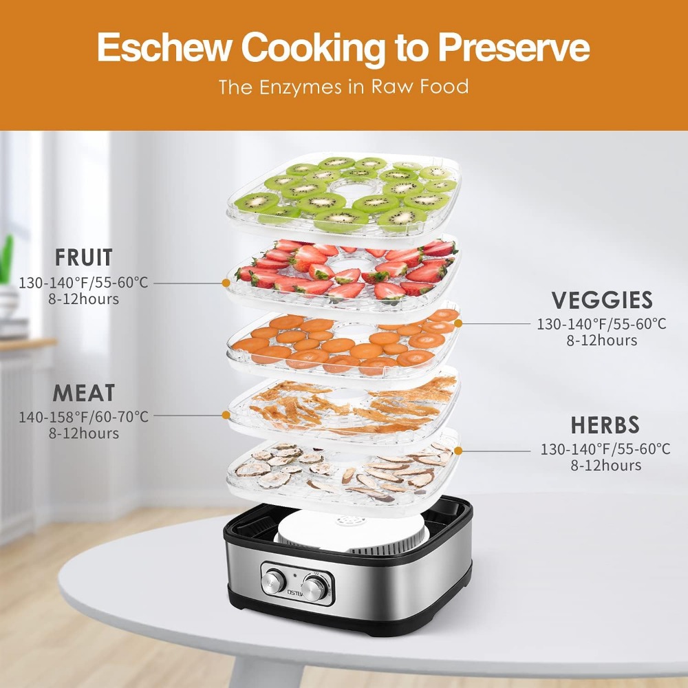 Electric Food Dehydrator with  - Dehydrator Tray Electric 评论和价格