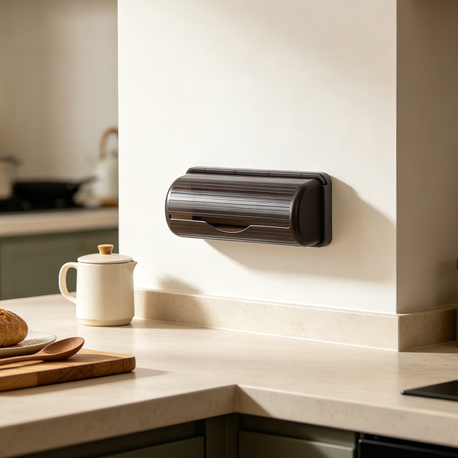 Wall Mounted Trash Bag Holder  - Kitchen Appliances Shelves 评论和价格